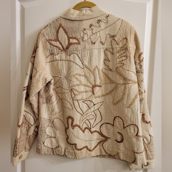 Vtg Laura Ashley Women's Button Down Lightweight Jacket Coat, size small - Picture 4 of 4